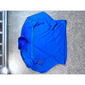 Nike Golf Tour Performance Blue Quarter-Zip Pullover